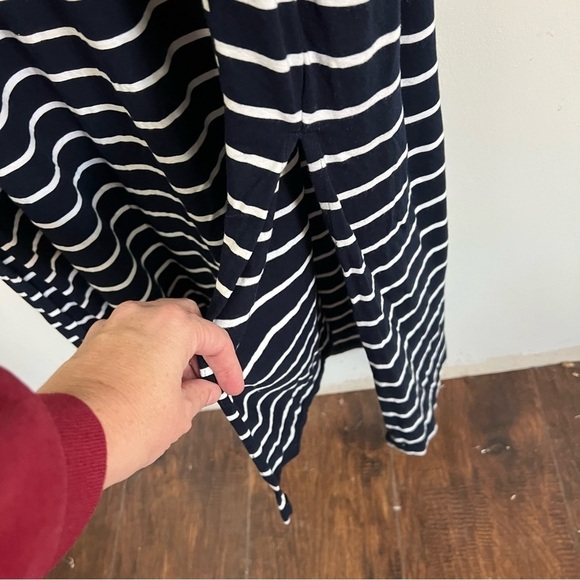 Talbots Embroidered Stripe Maxi Dress - Picture 8 of 14